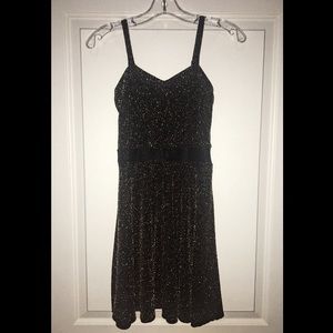 SALLY MILLER COUTURE SHIMMER SPARKLE SKATER DRESS